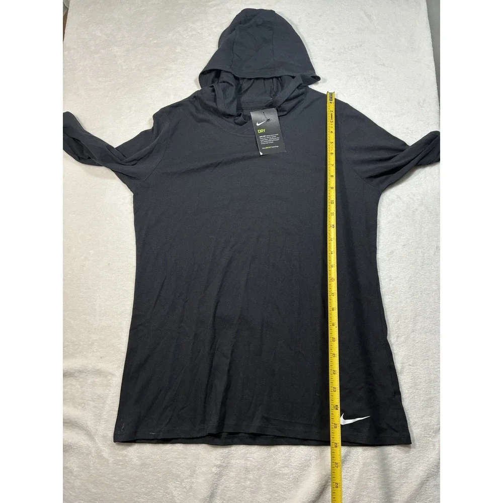 Nike Yoga Dri-FIT Women's Loose Fit Hoodie Black Size Large 902121-010